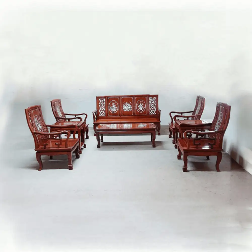 SM-206-1 | ROSEWOOD SOFA SET | ชุดโซฟาฮองเฮา