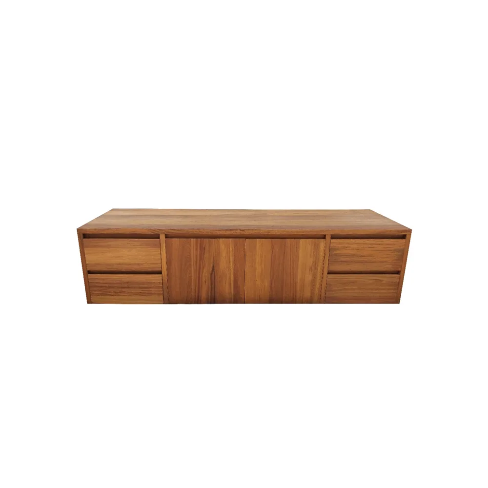 IND-2336-T | TEAK T.V. WALL CUPBOARD  HANGING ON THE WALL