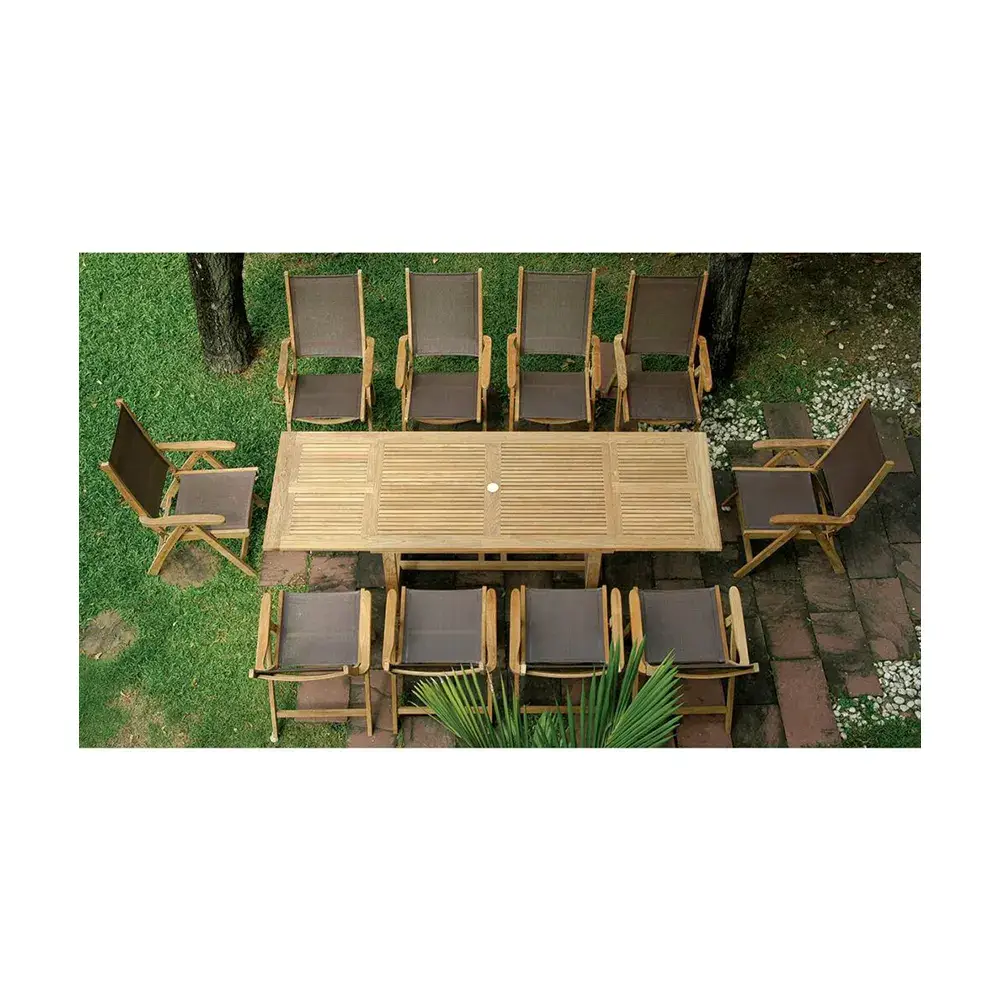 Teak with Synthetic Fabric Collection