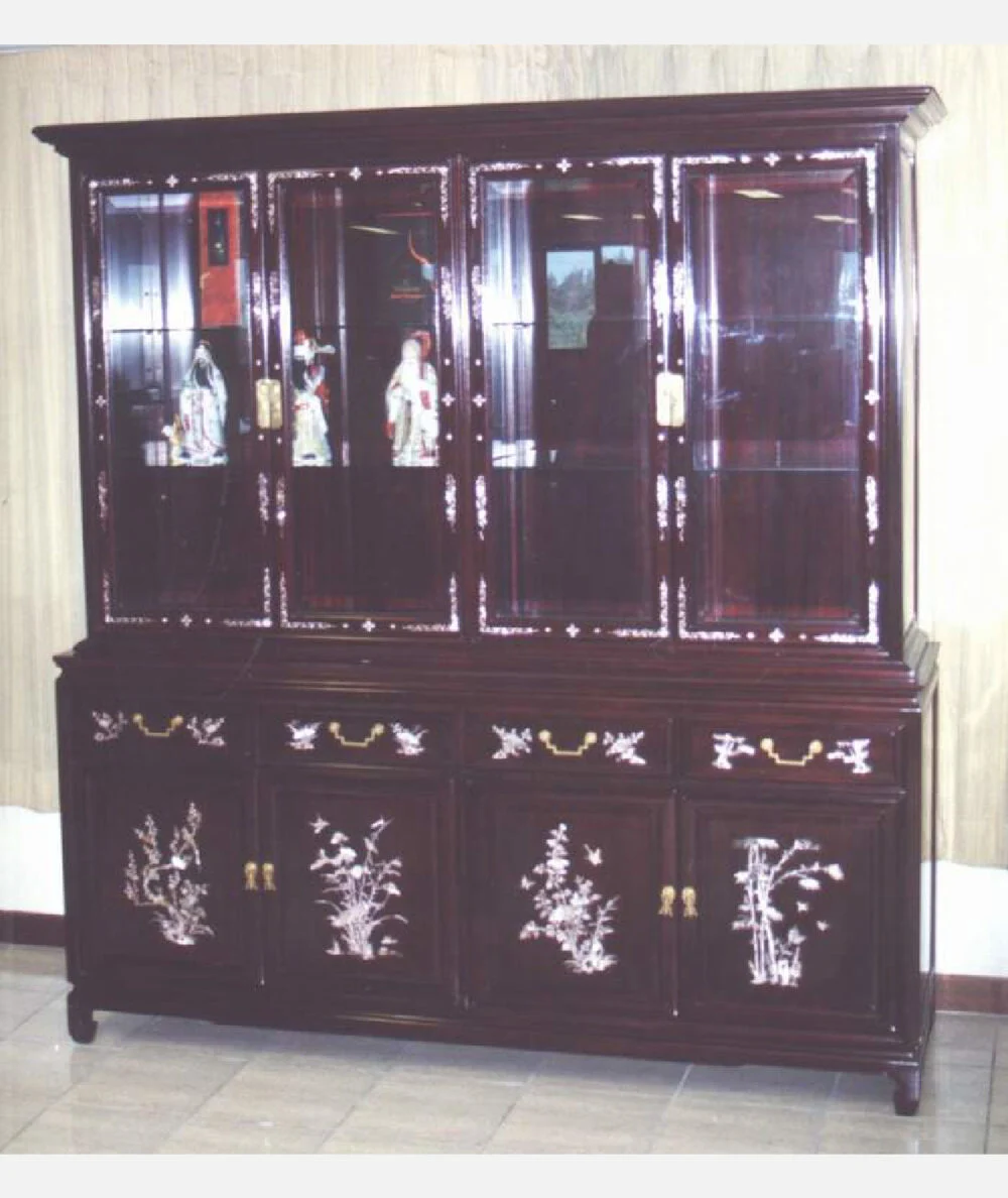 CE-333-1 | SIDEBOARD AND DISPLAY SHELF | ตู้ไซด์บอร์ดพร้อมชั้นโชว์สไตล์คลาสสิก