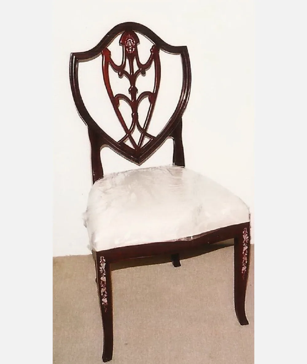 HC-921-1 | HICKORY SIDECHAIR WITH CUSHION | เก้าอี้ฝรั่งเศส