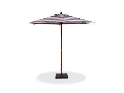 U-031-0 | BAMBOO UMBRELLA WITH SUNBRELLA FABRIC