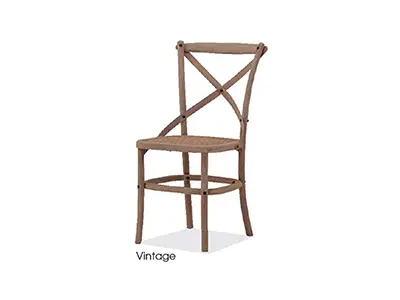 GS-2470-0 (VIN) RECLAIMED TEAK/RATTAN INDOOR SIDECHAIR ( Vintage )