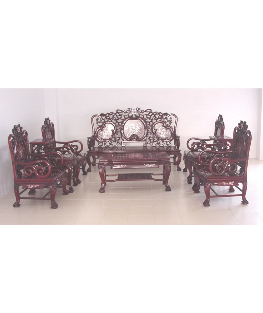 SM-209-10 | ROSEWOOD SOFA SET