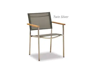 Stacking Sidechair with Synthetic Fabric