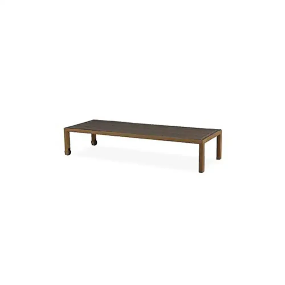 Teak Premium Chaise Lounge with Synthetic Fabric