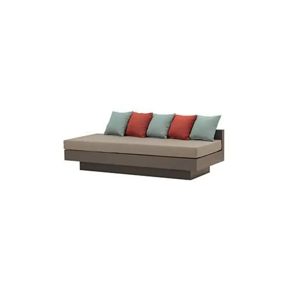 Fiber Love Seat Sofa with Sunbrella Cushion