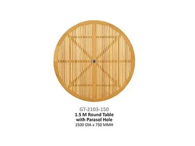 1.5 M Round with Parasol Hole