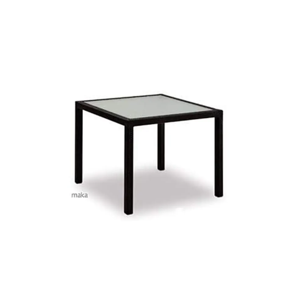 Polyrattan Square Table