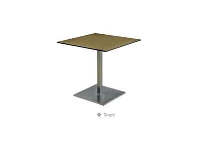 Fiber/Stainless Steel Square Table