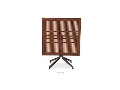 Fiber/Aluminium Square Table