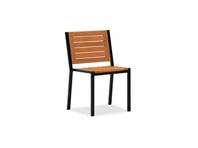 Hardwood/Aluminium Stacking Sidechair
