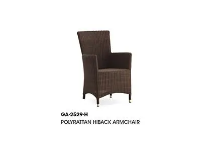 Polyrattan Hiback Armchair