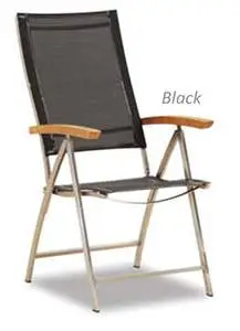 Position Folding Chair with Synthetic Fabric