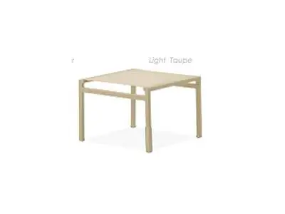 Aluminium Ottoman with Synthetic Fabric