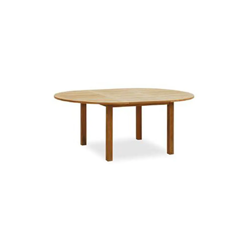 Teak Round Extension Table
