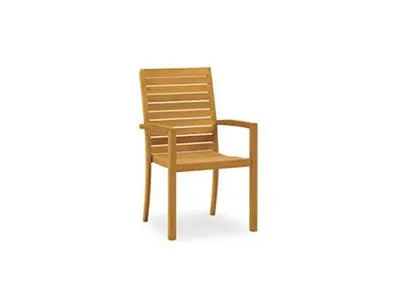 Teak Stacking Armchair