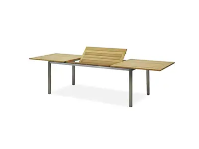 Teak/Stainless Steel Recliner