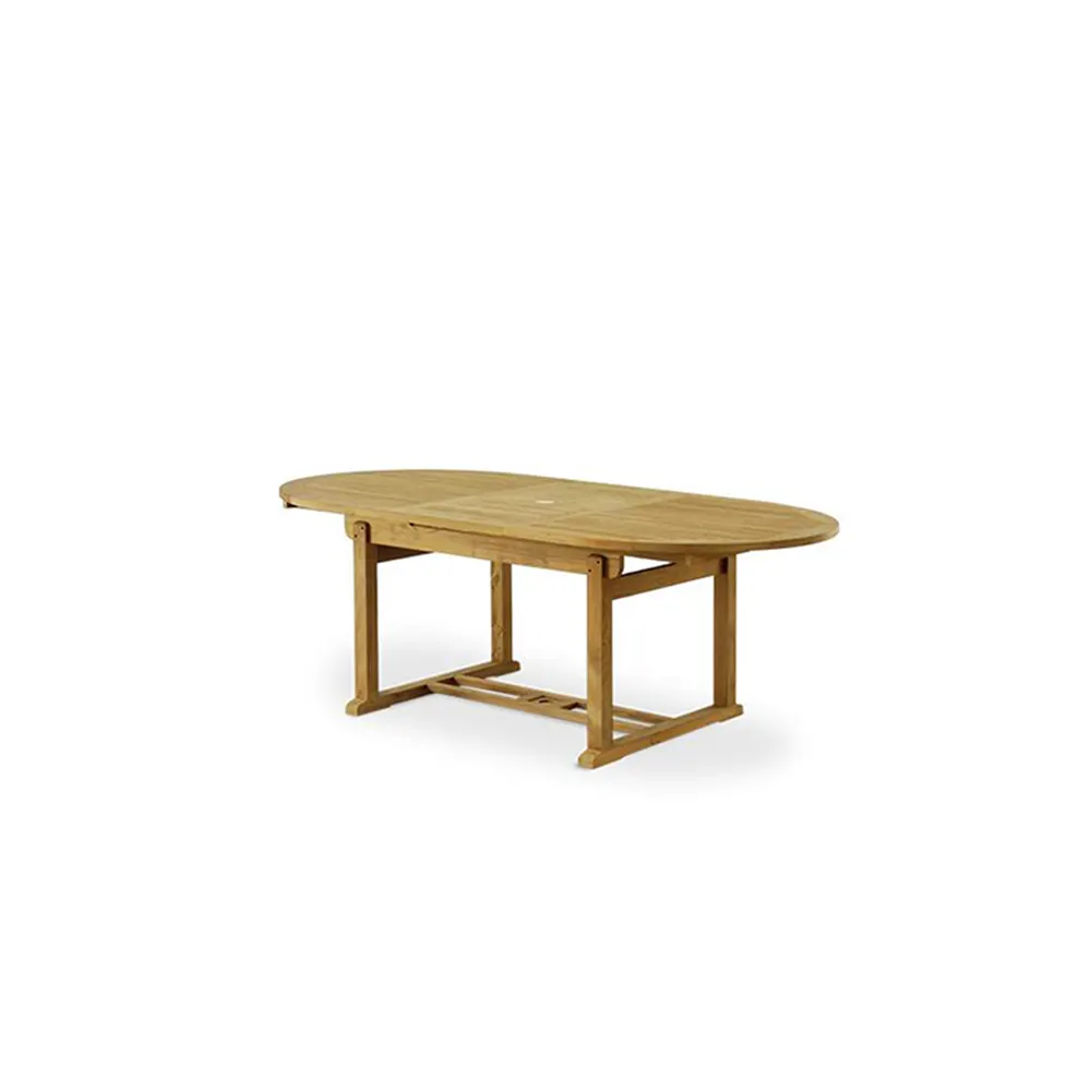 TEAKWOOD OVAL EXTENSION TABLE