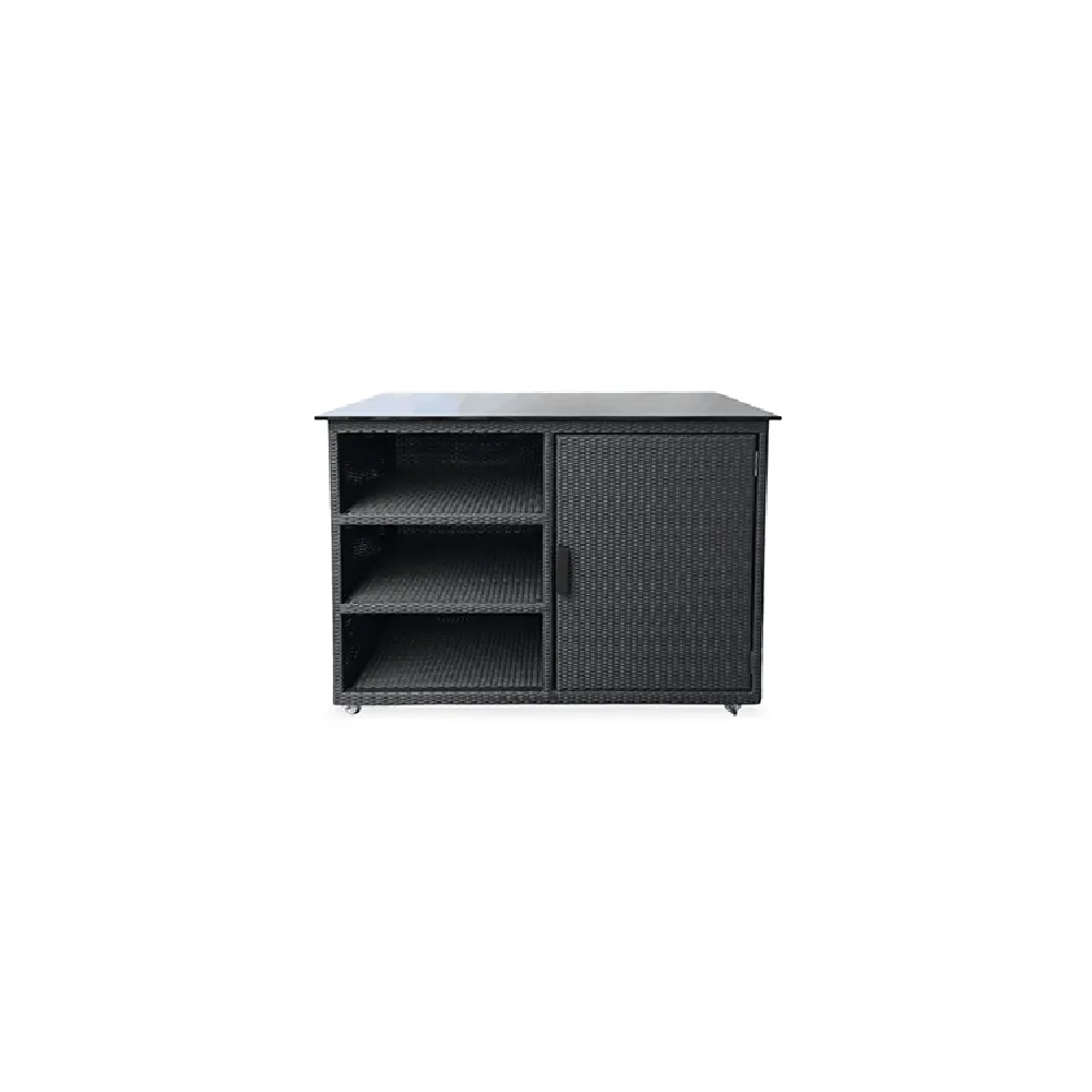 CB-2622-1355 / TOWEL STATION WITH POLYRATTAN WITH TOP FIBER