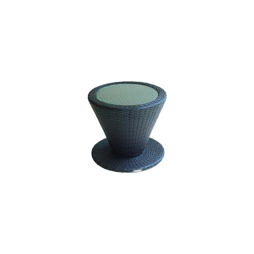 GC-2244-0 / Round Coffee Table with Glass Top โต๊ะกลมกาแฟท็อปกระจก