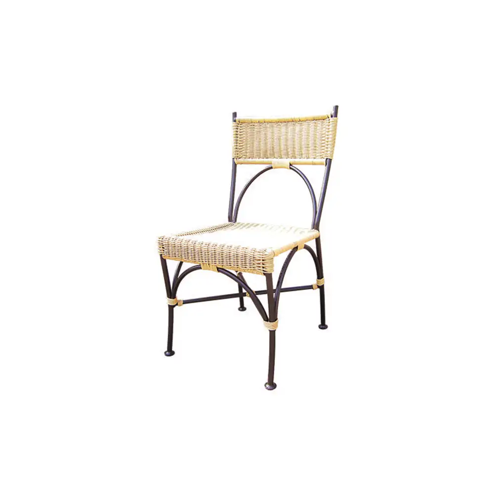 GS-2238-0 / POLYRATTAN / ALUMINIUM CHAIR / เก้าอี้อลูมิเนียมพนักพิงหวายสังเคราะห์ (โปรเจค/project)