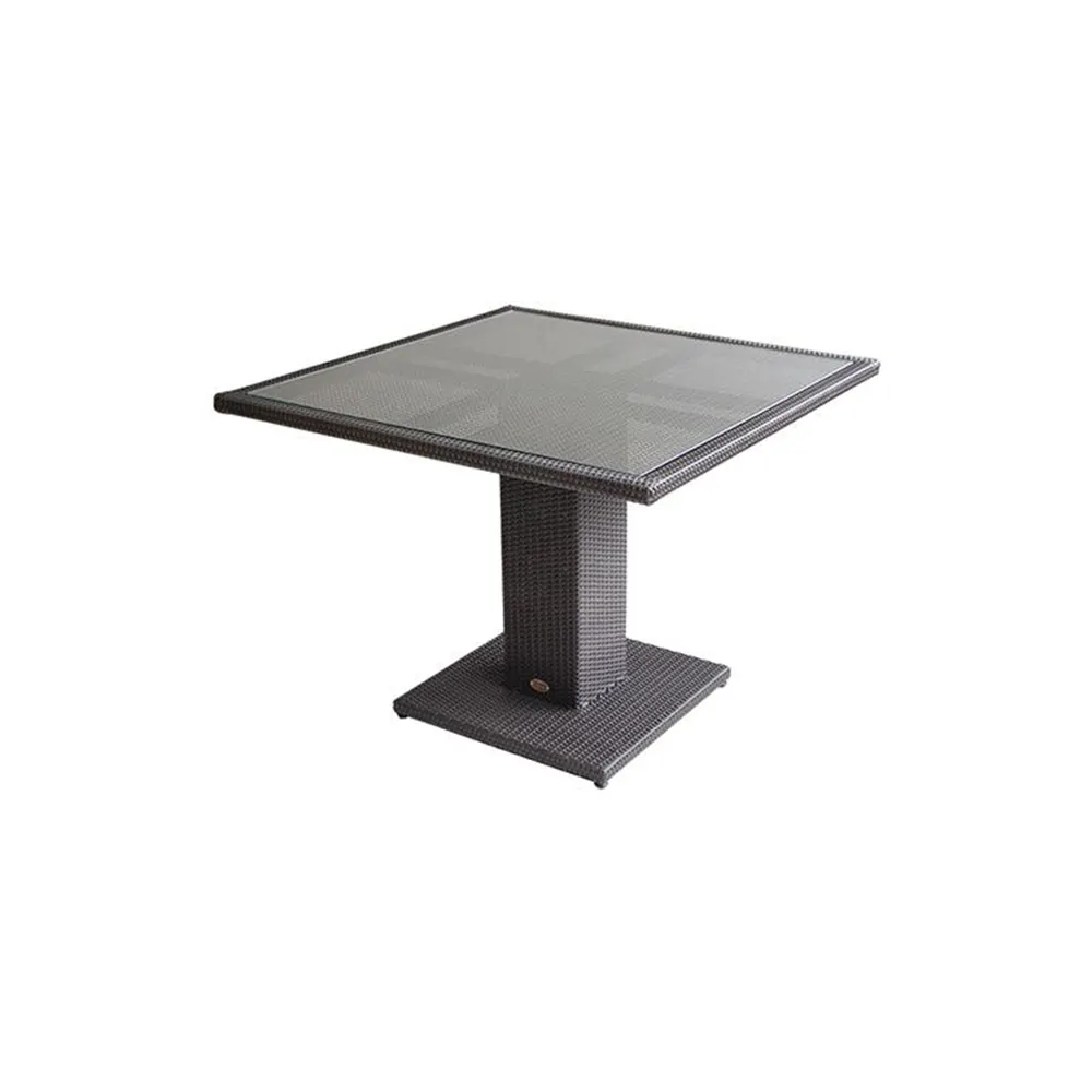 GT-2230-0 / Square Table with Glass Top / โต๊ะสี่เหลี่ยมท้อปกระจก (โปรเจค/project)