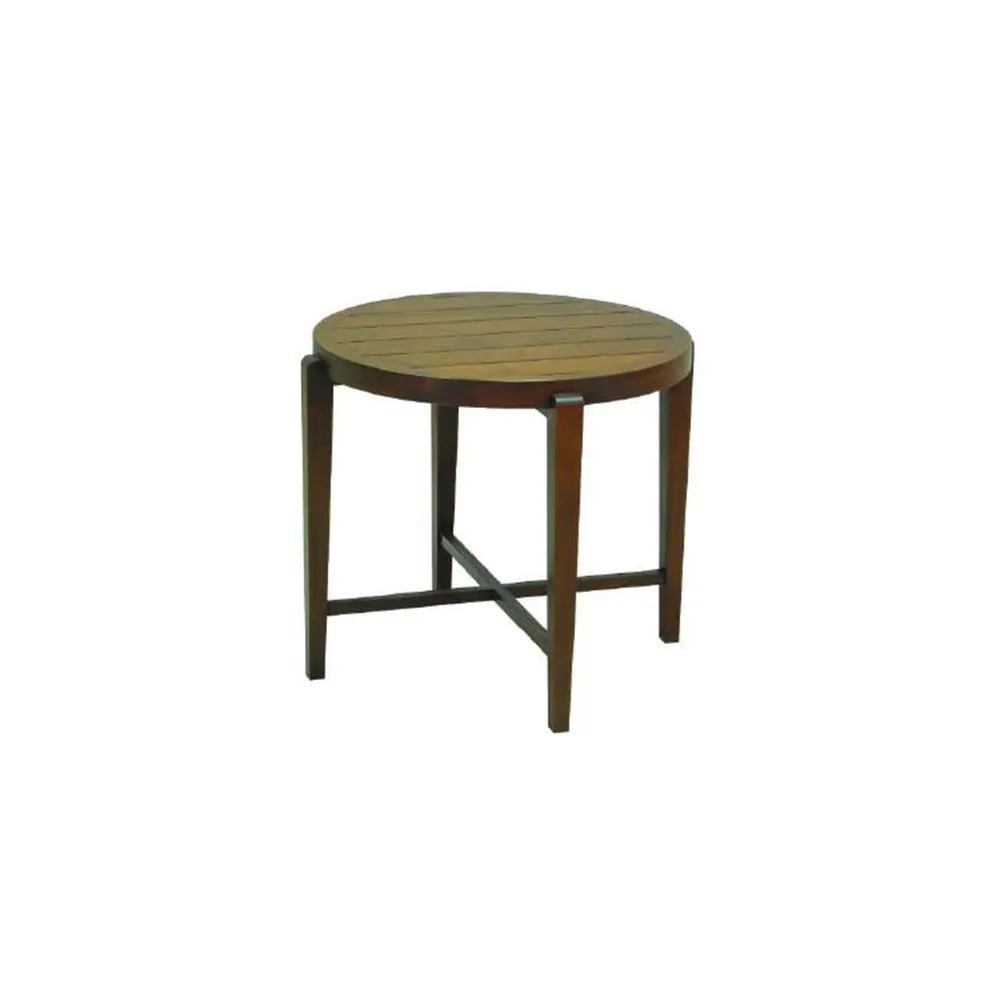 IND-2315-T / Round Table / โต๊ะกลมไม้สัก (โปรเจค/project)