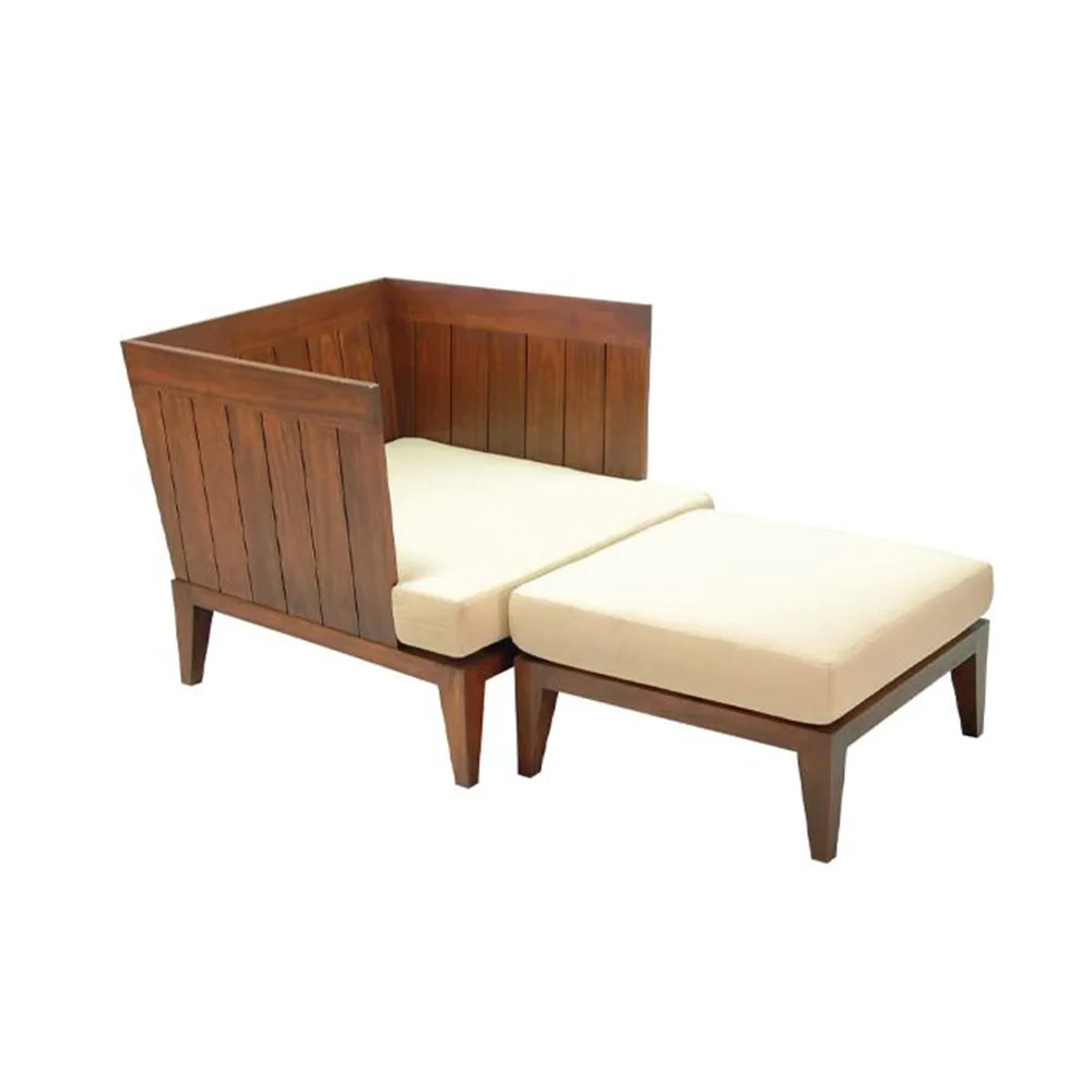 IND-2350-A + IND-2351-OT / Armchair + Ottoman / เก้าอี้ และที่วางเท้า