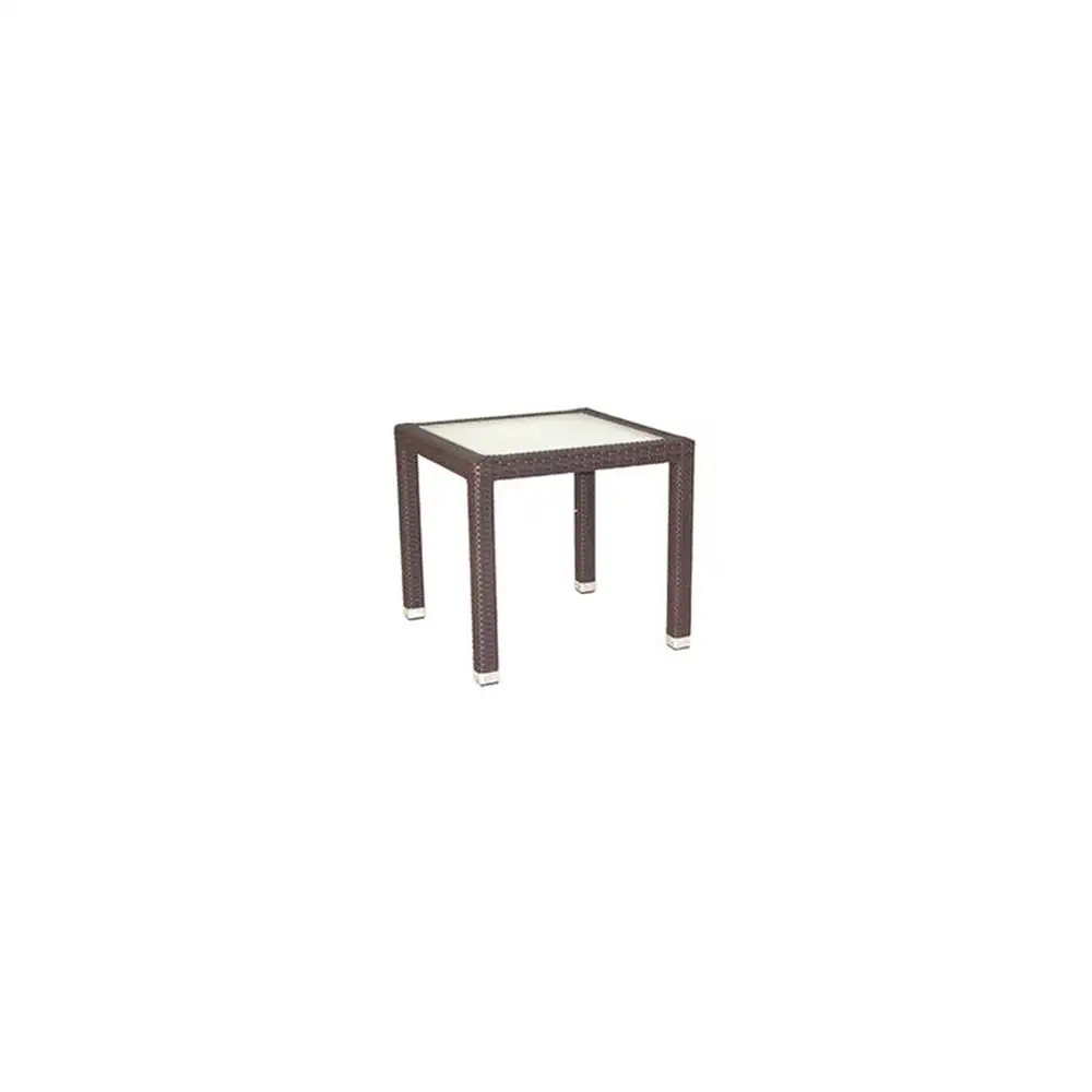 ST627-6-GL / Side Table with Sanded Glass Top