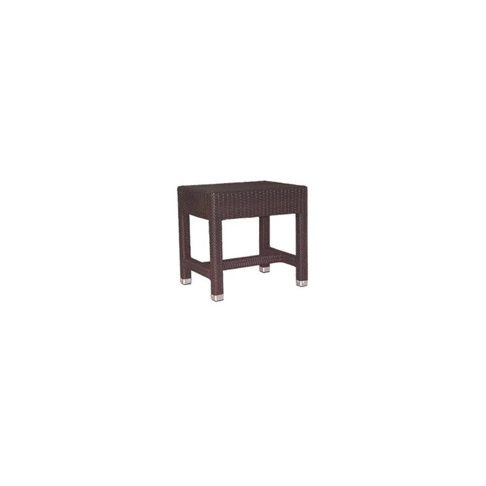 ST638-11-R / Low Seat Stool / ม้านั่งหวายสังเคราะห์ (โปรเจค/project)