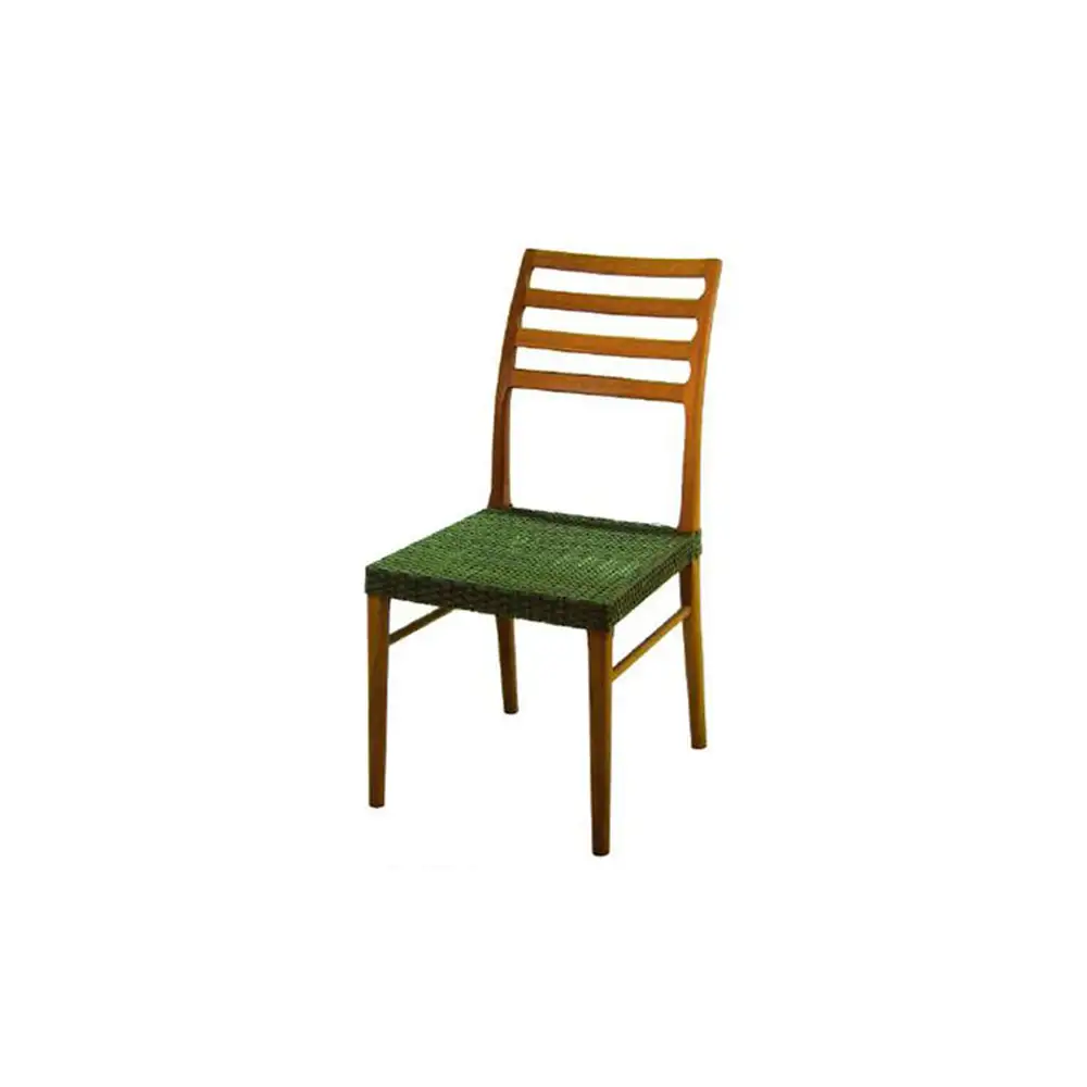 T-932-0 / Sidechair with Polyrattan Seat / เก้าอี้หวายสังเคราะห์ไม่มีท้าวแขน (โปรเจค/project)