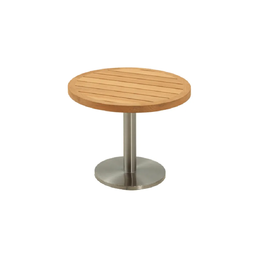 GT-2292-0 / TEAK /STAINLESS ROUND TABLE