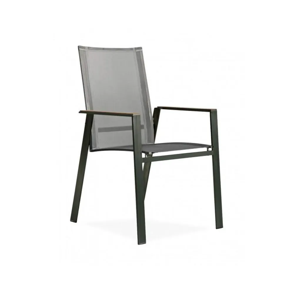 Stapelsessel TORTUGA Gestell Anthrazit