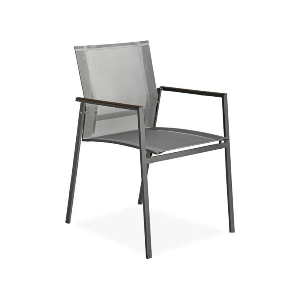 Stapelsessel TRINIDAD HPL Gestell Anthrazit