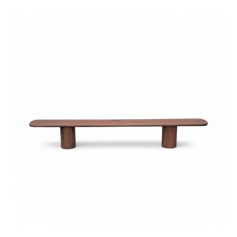 GB-2777-W300 / WALNUT BACKLESS BENCH