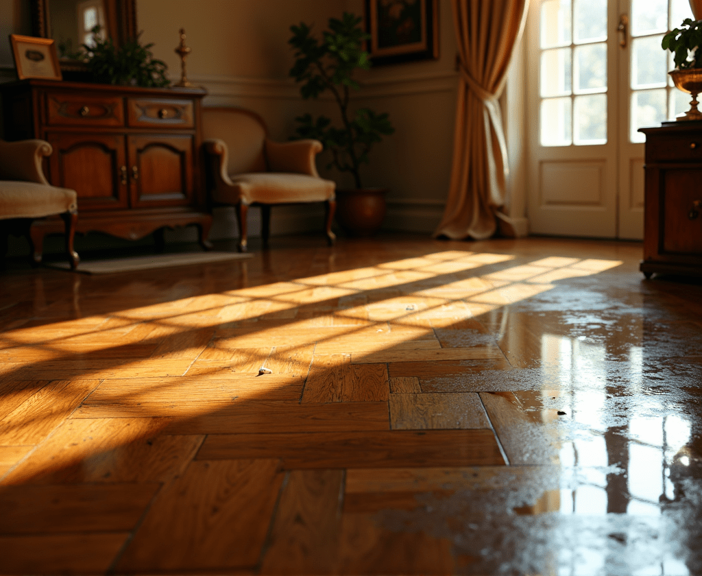 ซ่อมแซมไม้ปูพื้นชื้นเกินไป