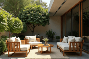 จัดมุม outdoor ด้วยเฟอร์นิเจอร์สวย