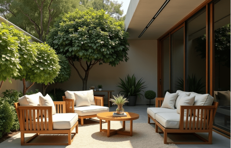 จัดมุม outdoor ด้วยเฟอร์นิเจอร์สวย