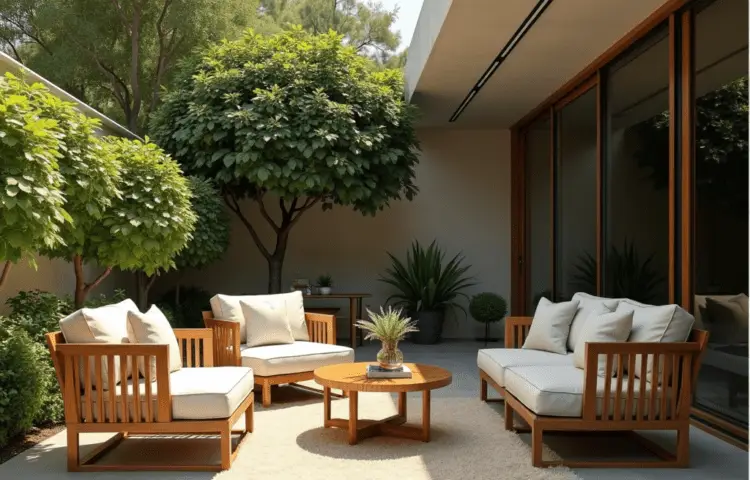 จัดมุม outdoor ด้วยเฟอร์นิเจอร์สวย