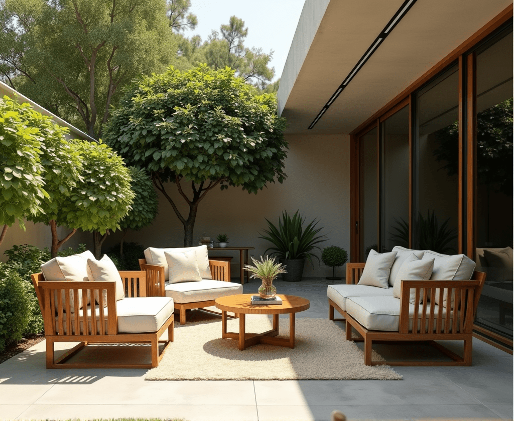 จัดมุม outdoor ด้วยเฟอร์นิเจอร์สวย