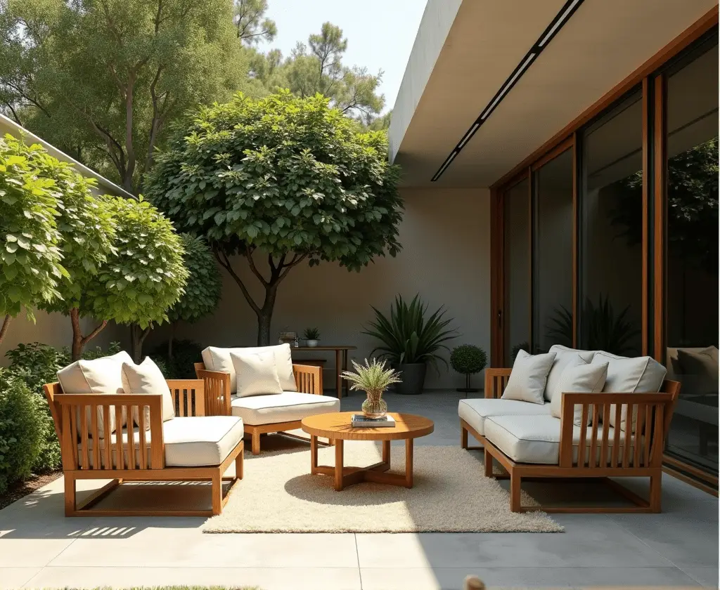 จัดมุม outdoor ด้วยเฟอร์นิเจอร์สวย