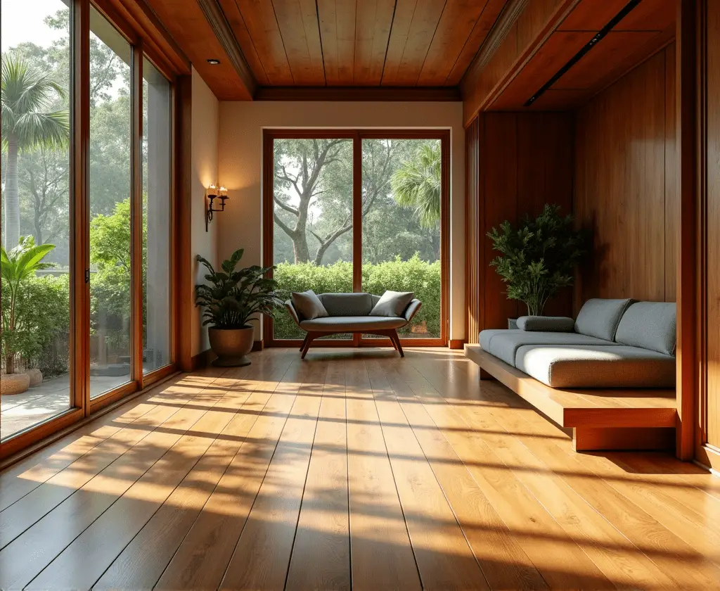 ออกแบบ wooden flooring สำหรับสภาพอากาศร้อนชื้น