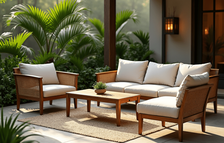 วิธีรับมือเฟอร์นิเจอร์กลางแจ้งสภาพอากาศร้อนชื้น