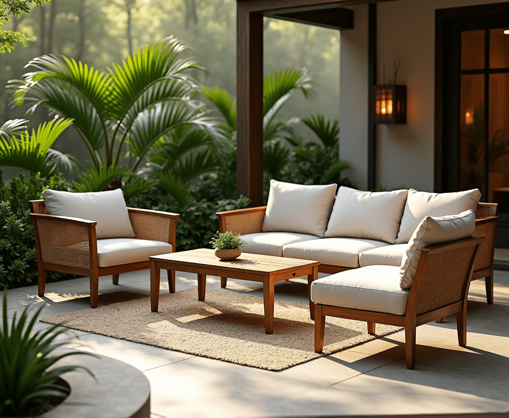 วิธีรับมือเฟอร์นิเจอร์กลางแจ้งสภาพอากาศร้อนชื้น