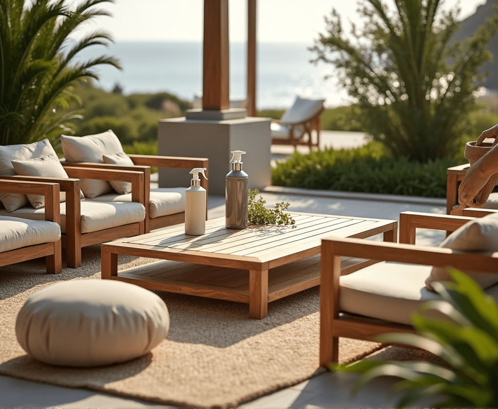 การดูแลรักษาเฟอร์นิเจอร์กลางแจ้งในพื้นที่โคสเทิล