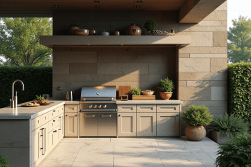 ออกแบบครัวกลางแจ้งทนทานทุกสภาพอากาศ