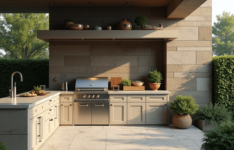 ออกแบบครัวกลางแจ้งทนทานทุกสภาพอากาศ