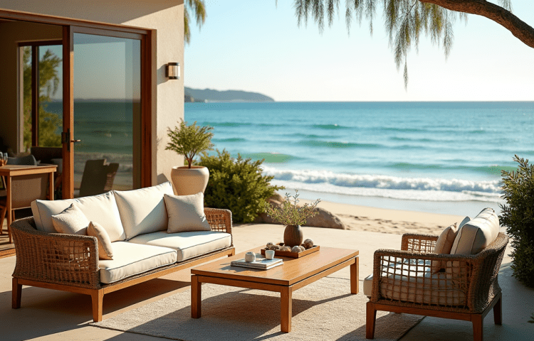 เฟอร์นิเจอร์กลางแจ้งทนแดดทนฝนสำหรับพื้นที่ชายทะเล