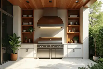 ดูแลครัวกลางแจ้งให้อยู่ทนนาน